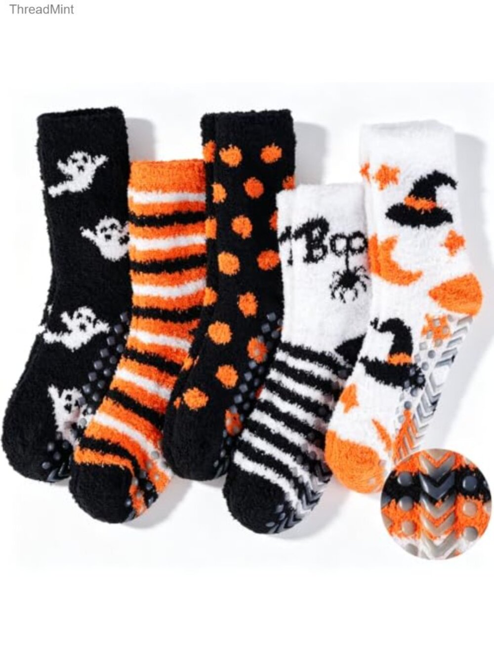 Fuzzy Grip Socks Women Slipper Socks Cozy Non-Slip